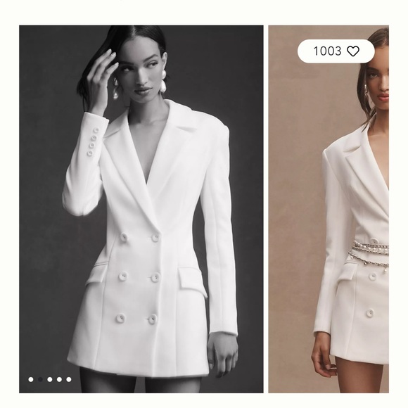 ANTHROPOLOGIE MISHA ANDER MINI BLAZER DRESS - Picture 2 of 7